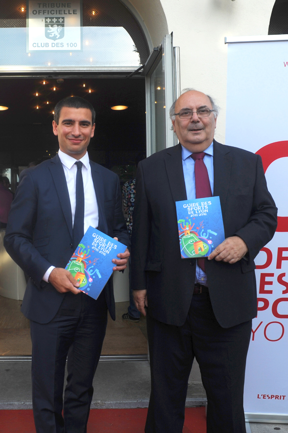 7. Yann Cucherat (Adjoint au Maire, Délégué au Sport) et Marc Feuillet (Président de l’Office des Sports de Lyon, Adjoint au Maire du 9éme Arrdt)