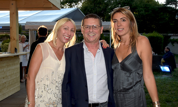 8. Eric Giraud (Antonin), son épouse Valérie (EuroSilicone) et Alexia Lecomte (TheraScience)