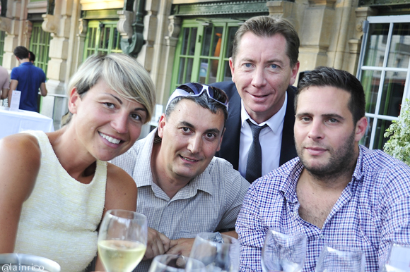 9. Sandrine Bonnat (Phillips Morris), Jean-Pierre (Le Boudoir), Chris (Coca-Cola), Nico (Mayos)