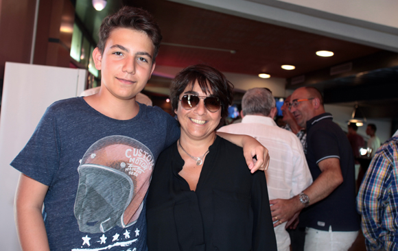 14. Nathalie Berberian et son fils Loris 