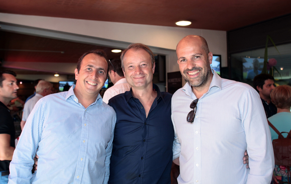 15. Renaud Pfeffer, maire de Mornant, Marc Polisson (Lyon People) et Julien Sanglier