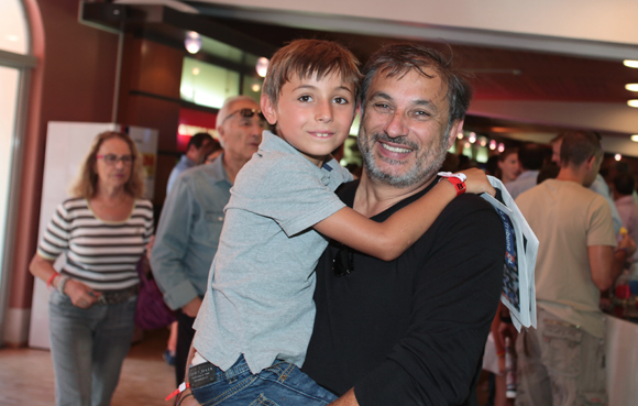 18. Thierry Téodori, directeur de la Halle Tony Garnier et son fils Joseph 