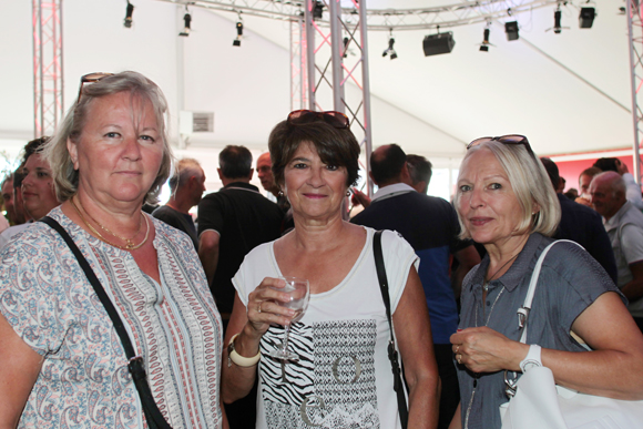 2. Martine Girardon (Chambre des Notaires du Rhône), Dorothée Blondeau et Geneviève Fragai (entreprise Fragai)