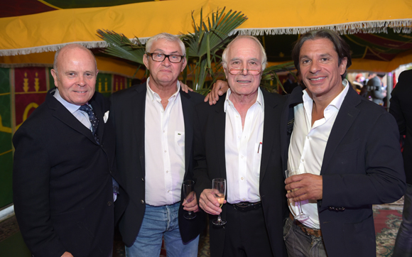 10. Alain Lecam (Fermator), René Mazoyer, Jean Manguelin (Manguelin Gestion administration) et Alain Sauvide (Ascenseurs Service)