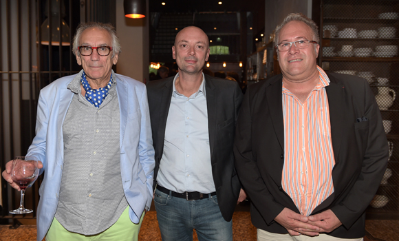 11. Albert Dray (Café du Pond), Jean-François Savoye (Lyon People Global) et Laurent Duc, président de l’UMIH Rhône