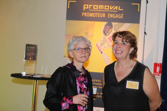 12. Corinne Authelain (Alcor Informatique) et Claudie Michel (Promoval) 