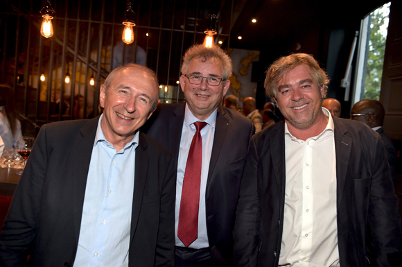 13. Gérard Collomb, sénateur maire de Lyon, Alain Audouard, président de la Chambre de Métiers et Jean-Christophe Larose, président du Groupe Cardinal