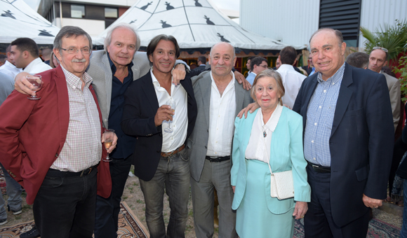 15. Yvon Deschamps, Jean-Louis, Alain Sauvide (Ascenseurs Service), Alain, Zepur et Jean-Michel