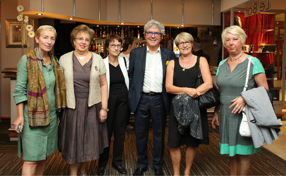 16. Brigitte Thevenieau, Evelyne Haguenauher, Nicole Bernard, Roland Bernard (Axotel), Renée Tronchon et Chantal Babin
