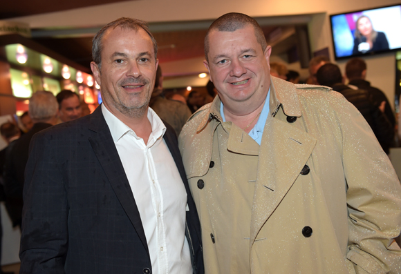 16. Alain Potiron (Champagne Mumm) et le Chef Christophe Marguin, président des Toques Blanches