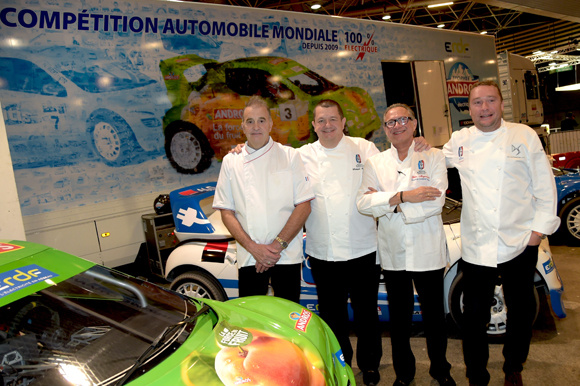 17. Gille Portenuve, Christophe Marguin, Gilles Maysonnave (Comptoir Brunet) et Benoit Toussaint (Paul’O)