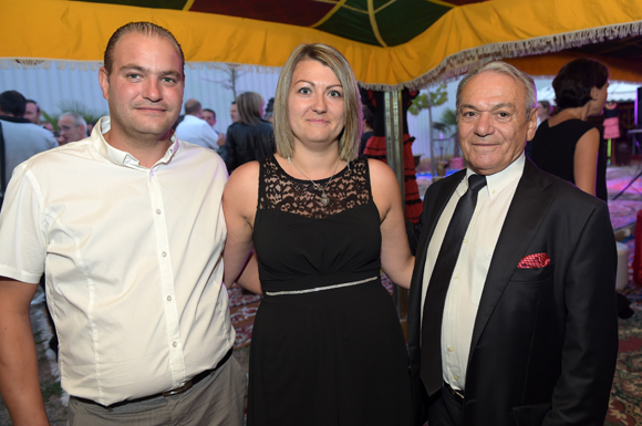 18. Jean-Pierre Navarro, son épouse Sophie et Jean-Paul Sauvide (Ascenseurs Service)
