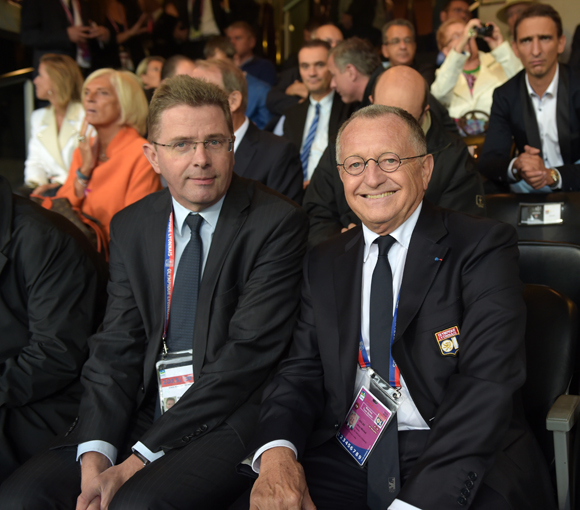23. Jean-Michel Aulas, président de l’Olympique Lyonnais