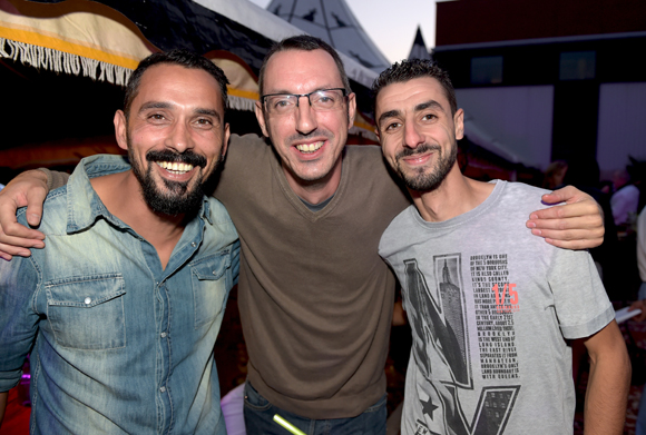 23. David Torres, Yannick Paquier et Bachir Aitatmane (Ascenseurs Service)