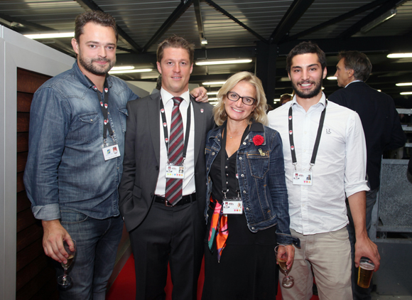 25. Nicolas Pascaud (Red Moon Events), Mathieu Renaud, Valérie Fétaud et Maxime Trama (Lou Rugby) 