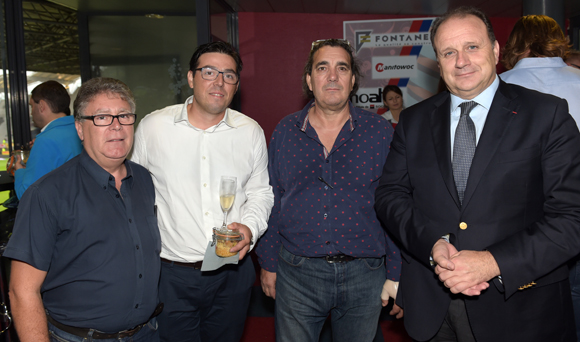 26. Manuel Cardia Lima, président de la fédération Portugaise Rhône-Alpes, Pierre-Christophe Jambon (Cerbeton), Jésus-Américo (Ajebat) et le député du Portugal Carlos Goncalves