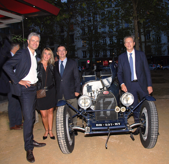 2. Laurent Wauquiez, Stéphanie Gagnaire (Brice Robert Vienne), Brice Robert et Pascal Blache, maire du 6ème