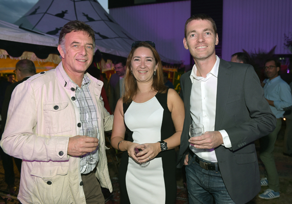 27. Pierre-Yves (Fertoret), Laure Hecart (Ascenseurs Service) et Benoit Souvignet (Sage)