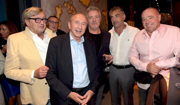 27. Le docteur André Safar, Gérard Collomb, sénateur maire de Lyon, Gérard Vanier, le docteur Gilles Bessiène et Laurent Meynial (ESF Courchevel) 