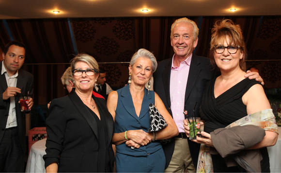28. Marie-Claude Bernard (Axotel), Marie-Véronique et Bernard Fond et Catherine Defourny, directrice Best Western Charlemagne