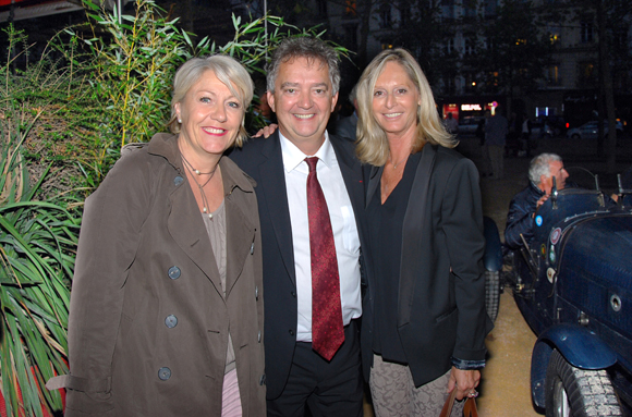 32. Nathalie Pradines (agence Bonne Réponse), Guy Mathiolon (Serfim) et Catherine Ricard (CGPME)