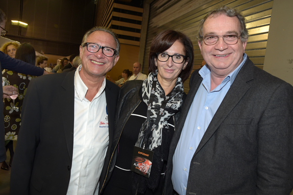 34. Gilles Maysonnave (Comptoir Brunet), Françoise Sibilia (Chez Moss) et Gilbert Reboul (GCL)