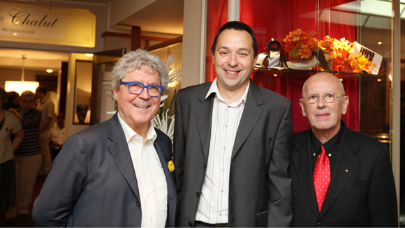 35. Roland Bernard (Axotel), François-Xavier Ferriere (Corcep) et Jean-Paul Grollemund, consul du Burkina Faso