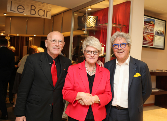 36. Jean-Paul Grollemund, consul du Burkina Faso, Colette Bonnefoy (groupe SPH) et Roland Bernard (Axotel)