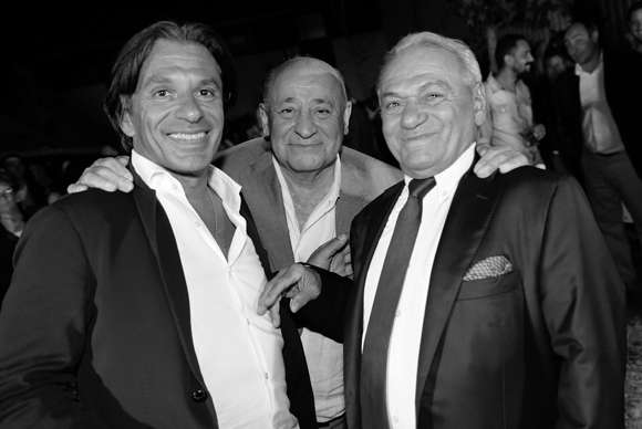 38. Alain, son père Jean-Paul Sauvide (Ascenseurs Service) et Avedis Vanessian