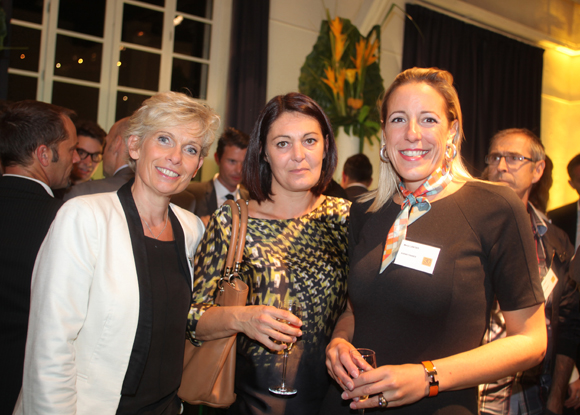 39. Isabelle Ardail (Caisse d’Epargne Rhône-Alpes), Cécile Chomard, architecte (A-Graph Architectes) et Meryl Lantier (Advenis) 