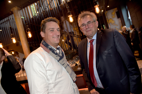 6. Nicolas  Valentin (Clinique du Parc) et Alain Audouard, président de la Chambre de Métiers