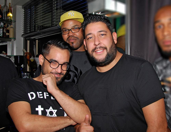 7. DJ Terror Mike (Directeur artistique Mama Shelter Lyon), les DJ Carlos Coce et Ruben Conga