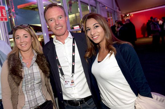 11. Charline Rey (ERCD), Serge Rouvière (LOU Rugby) et Sophia Trabelsi (Abrovim Invest)