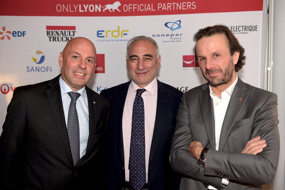 14. Fabrice Sposito (Riso), Georges Képénékian, premier adjoint au maire de Lyon et Jean-Charles Foddis (ONLYLYON)