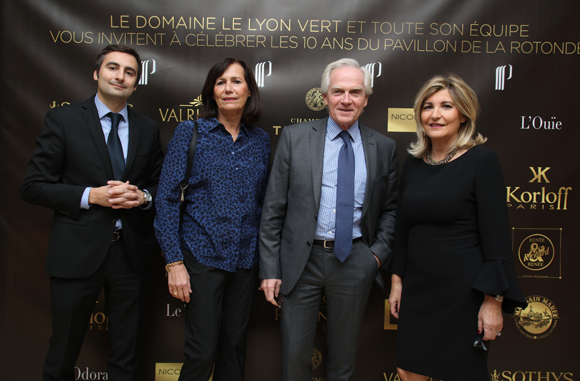 19. Charles Le Roy (Pavillon de la Rotonde), Chantal et Gérald Eymard, maire de Charbonnières, Chantal Partouche 