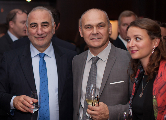 2. Georges Képénékian, premier adjoint au maire de Lyon, Bernard Vitiello, directeur du projet Hôtel-Dieu et Emilie Camus (Eiffage) 