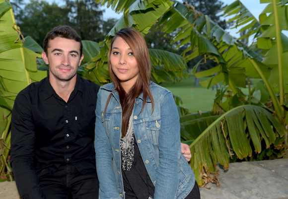 23. Le golfeur pro Gary Stal et Andreane Fouassier