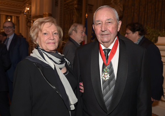 24. Jean-Paul Mauduy, président de la CRCI et son épouse Betty