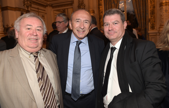27. Alain Desvignes (Origines), Gérard Collomb, sénateur-maire de Lyon et Olivier Renaud (Origines)