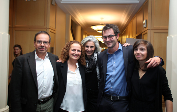 31. Félix et Roselyne Greck (Multis), Nathalie Vaude, Rémi Lardet (Espace Vert Beaujolais) et Céline Greck (Piccadilly)