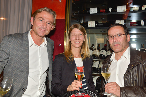 3. Arnaud et Bruno (Champagne Charles Heidsieck), Nathalie Coquard (Giraudet)