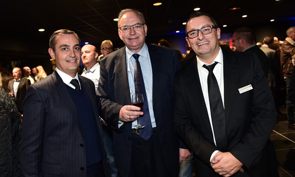 32. Xavier Gauduel, Bernard Perrut, député-maire de Villefranche et Richard Castronovo
