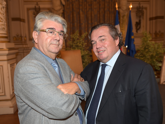 3. L’ancien député André Gerin et Olivier Ginon, président de GL Events