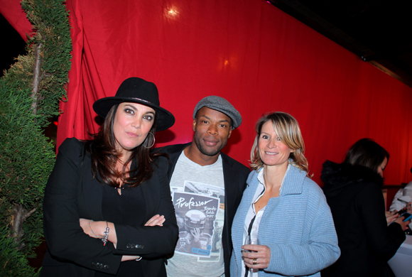 3. Alexandra Maurice (Alexandra Maurice), Sylvain Wiltord (Ness) et Béa Amiez, monitrice de ski