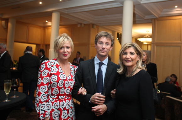 39. Catherine Condamin (Baccarat) et son époux Renaud (Sogelym) et Chantal Partouche
