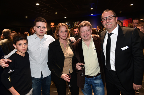 40. Jordan Rota (Arovin), ses parents Karine, Thierry (Adapsia) et Richard Castronovo (BMW Gauduel)