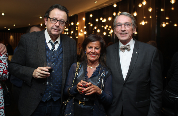 46. Philippe Vorburger, Béryl Maillard, consul de St Domingue et Bruno Dufour, consul d'Equateur