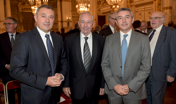 6. Jean-Paul Mauduy, président de la CRCI, ses fils Fabien et Laurent