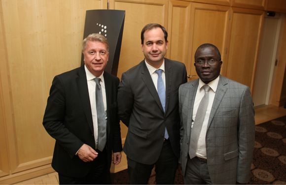 7. Michel Lopez (Korloff Joaillier), Loic Nartz et Laye Diop (Pavillon Marriott)