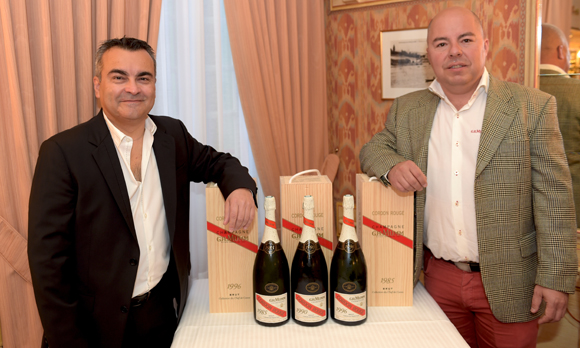 1. Philippe Rodriguez (Ma cave à vin) et Jean Burdy (Champagne Mumm cordon rouge)